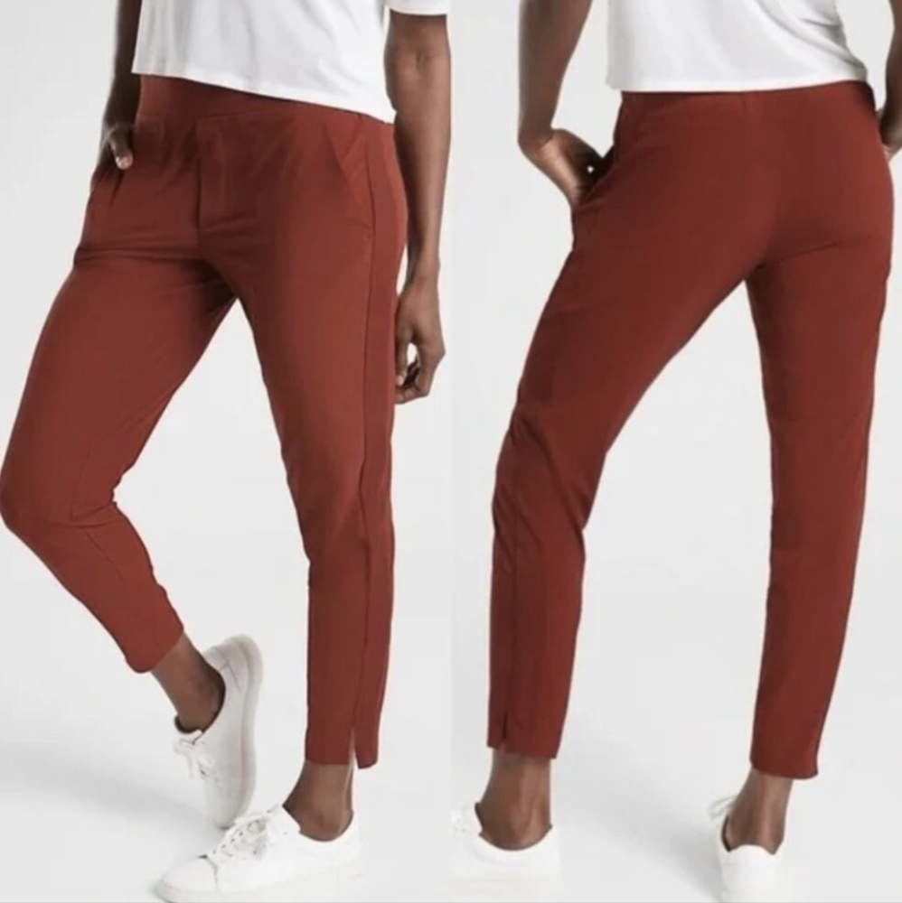 Athleta Brooklyn Ankle Pant In Dried Cinnamon 10 Tall